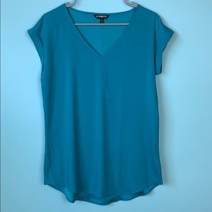 Express Teal Blouse NWOT size Medium